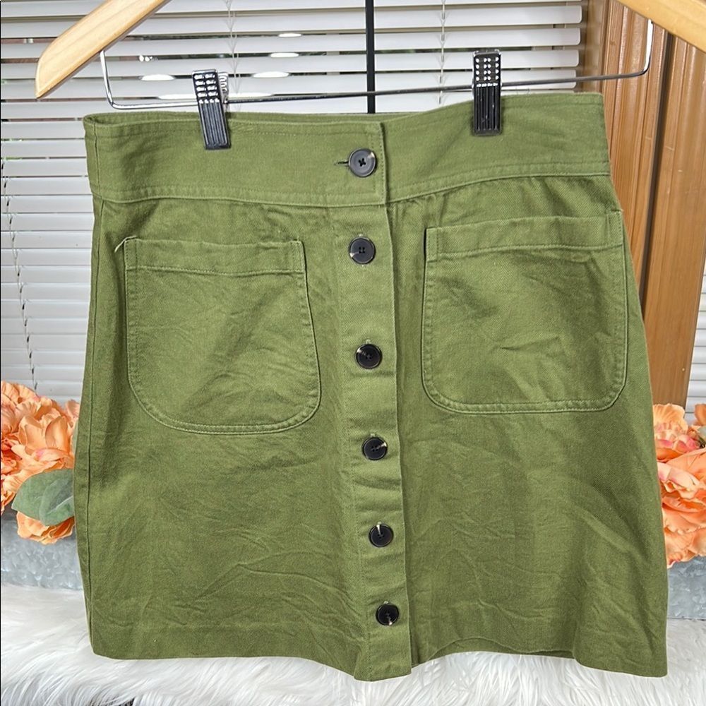 Madewell Station Mini Skirt Size 0 - Picture 4 of 7